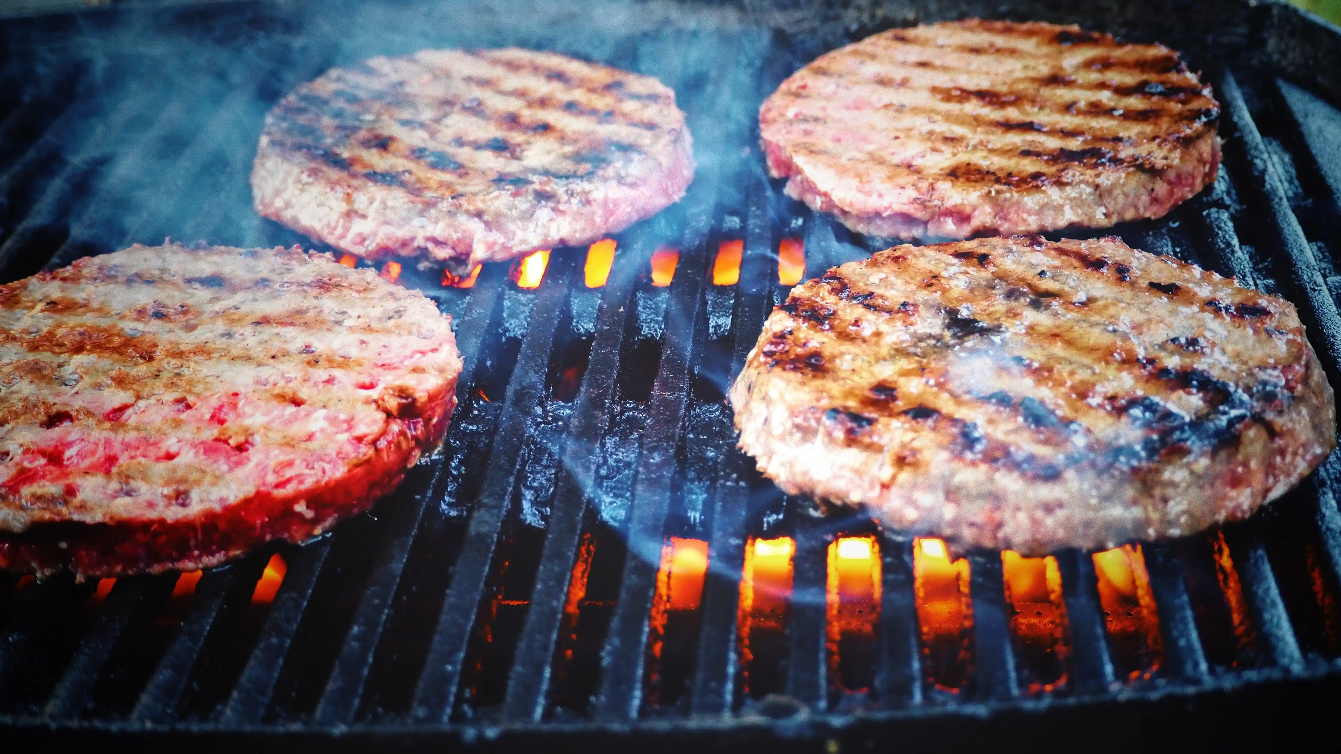 Hamburger cottura griglia